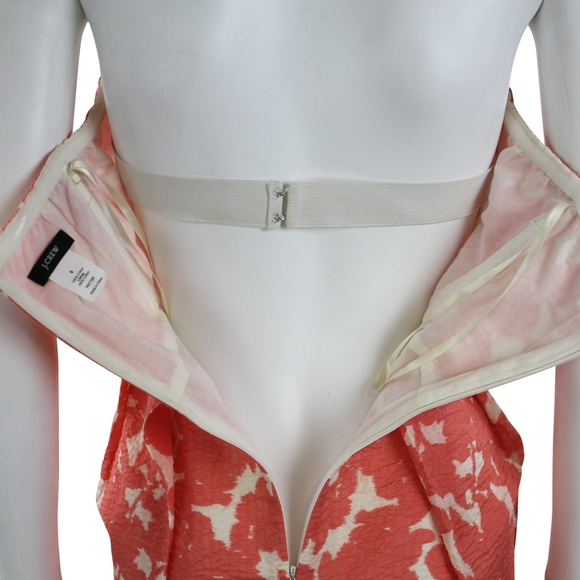 J Crew Floral Strapless Fit and Flare Dress - Picture 4 of 6